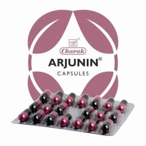 Charak Arjunin Capsule - Pack of 2 (20 Capsules Each) with Free Shipping - Picture 1 of 1