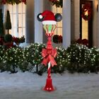 Disney 5ft Mickey Mouse Christmas Lamp Post w/ Multicolor LED Lights Gemmy