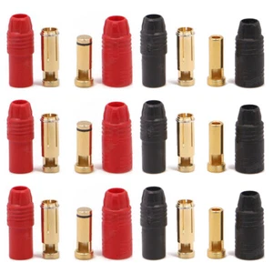 6 Pairs AMASS AS150 7mm Lipo Battery Connectors Car RC Drone DJI Red/Black 150A - Picture 1 of 7