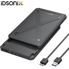 idsonix 2.5" SATA HDD/SSD Enclosure Caddy USB 3.0 for External Hard Drive Disk
