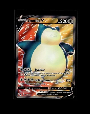 Snorlax Munchlax Pokemon Card! Holo/Reverse Holo Rare EX V VMAX Full Art Cards! - Image 1 of 2