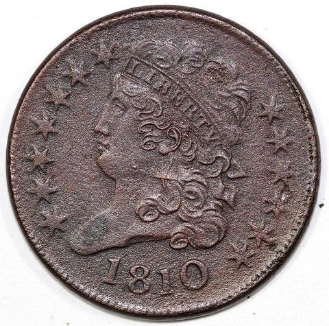 1810 1/2c Classic Head Half Cent Cover