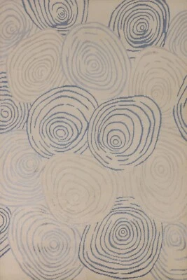 Contemporary Abstract Gabbeh Area Rug 6'x9' Wool Hand-knotted Oriental Carpet - Image 1 of 4