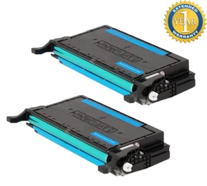 2 PK Compatible CLT-C609S CLT-609S Cyan Laser Toner For Samsung CLP770 CLP775ND - Picture 1 of 1