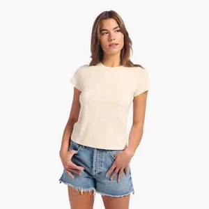 Camiseta para mujer Nuuds Bone The Perfect mediana nueva con etiquetas - Imagen 1 de 4