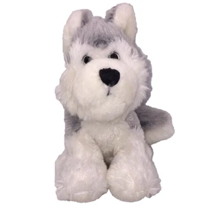 Webkinz Husky Dog 8” Plush Stuffed Animal Grey White Puppy Ganz Toy - Picture 1 of 11