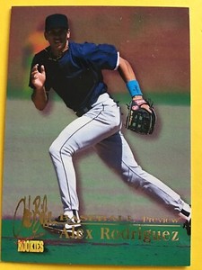 1996 Signature Rookies Autobilia #B5 Preview Alex Rodriguez Mariners MINT 💎 FS
