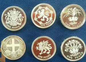 UK PROOF £1 One Pound Coins 1983 -2015 Choice of Year - Picture 1 of 1