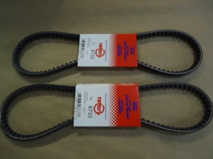 2PK COGGED PTO BELT SET FITS GRASSHOPPER 381914 381914G MADE IN USA 1822 718K - Picture 1 of 2