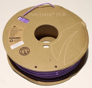 Polymaker PolyTerra PLA Printer Filament 2.85mm 1kg Lavender Purple - Picture 1 of 3