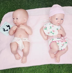 Berenguer Baby Twins Reborn Doll 14" Newborn Vinyl Preemie Life like BOY/ GIRL - Picture 1 of 11