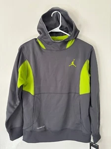 NEW Boys Nike JORDAN Therma Fit Hoodie Sweatshirt Reflective Trim Youth M NWT - Picture 1 of 6