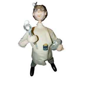 Vtg Roldan Klumpe doll Eye Doctor Optometrist very rare made in Spain 50s - Picture 1 of 12