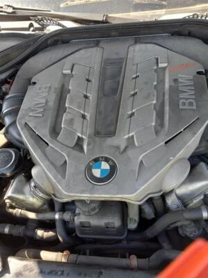 2010 BMW 750i Right Headlight Assembly Black OEM 358595 Used 119k Miles Foto 1 de 4