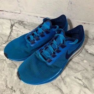 Nike Men's Air Zoom Pegasus 37 Mesh Size UK 8 Blue Running Shoes BQ9646-400 - Picture 1 of 7