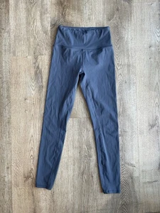 Varley XS High Waist Lets Move Leggings Slate Blue Athleisure yoga Pilates gym - Picture 1 of 5