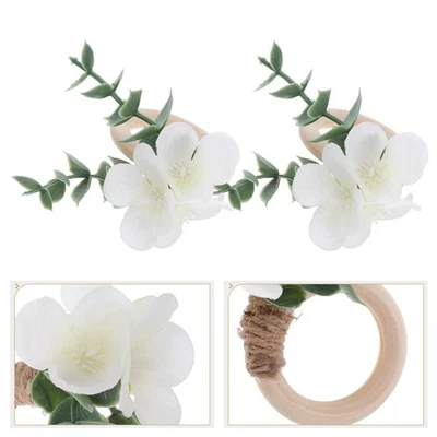  6 Pcs Anniversaire De Serviette D'anniversaire Boucles Décoratives - Immagine 1 di 4