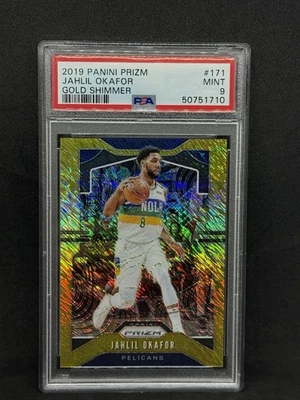 Panini Prism Jahlil Okafor Gold Shimmer 2019 PSA 9 Foto 1 de 2