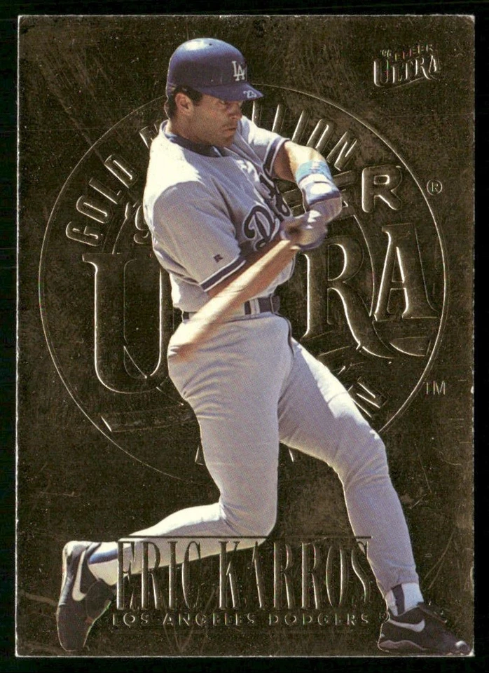 1995 Ultra Gold Medallion Eric Karros Los Angeles Dodgers #220 - Image 1 of 2