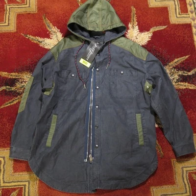 Diesel D Similar Jogg Jeans Denim XL Chaqueta Con Capucha Resistente al Agua Equipo Exterior Foto 1 de 4