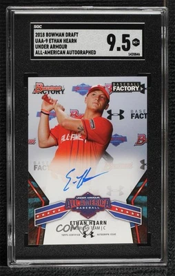 2018 Bowman Draft Under Armour All-America Game Ethan Hearn SGC 9.5 Mint+ Auto - Image 1 of 2