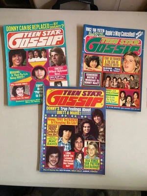 Vintage 1975 Teen Star Gossip Mags - Vince Van Patten Linda Blair Donny Osmond Foto 1 de 4