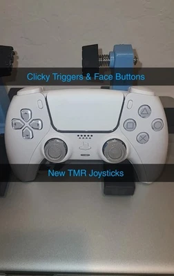 CUSTOM Sony PlayStation 5 Controller  TMR Joysticks & Clicky Triggers & Buttons  - Image 1 of 4