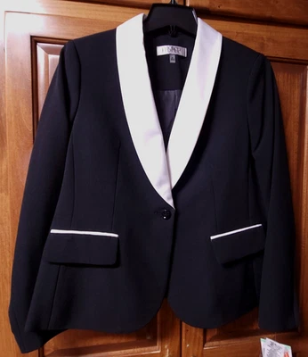 NWT Women Kasper  Blazer Jacket  Business Career Suit Coat 8P - Image 1 of 4