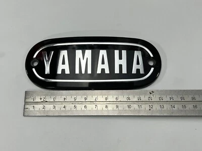 Insignia de tanque Yamaha para Yamaha YDS6 DT1B 1969 1970 NUEVO PLÁSTICO emblema YT18 Foto 1 de 2