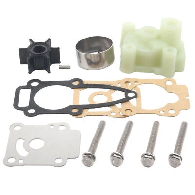 Water Pump Impeller Service Kit for Tohatsu Nissan 8/9.8HP 3B2-87322 3B2-87322-0 - Image 1 of 4