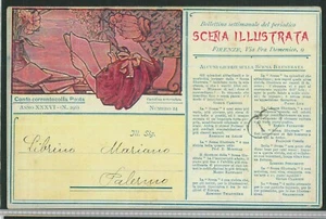 LIB894 - CARTOLINA d'Epoca - FIRENZE - Pubblicitaria SCENA ILLUSTRATA 1900's - Picture 1 of 1
