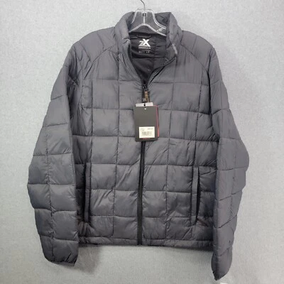 ZEROXPOSUR Chaqueta Hombre Grande Acolchada Puffer Chaqueta Gris Pizarra Abrigo Z83071 Foto 1 de 4