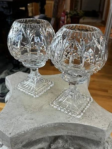Vintage Bleikristall Wasser/GLAS Kelch schön schwer ohne Chips elegantes Stück - Bild 1 von 10