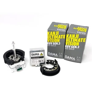 KIT COMBINADO D3S 2X adaptadores de retención de bombillas + 2X bombillas de faros de xenón DAMA D3S HID - Imagen 1 de 4