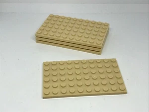 LEGO : 4x Plaque 6 x 10 - Réf 3033 tan - Set 70840 71044 75222 10270 10226 79110 - Imagen 1 de 1
