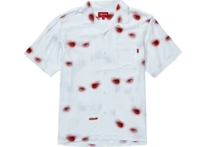 SUPREME 19FW Eyes Rayon XL Shirt OFF WHITE Brand 418-000884-040 100% Authentic! - Picture 1 of 4