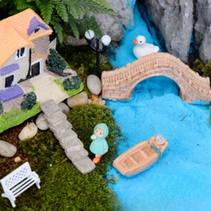 HO/OO Scale Miniatures Garden Stone Step Courtyard Pastoral Path Scene Model - Picture 1 of 5