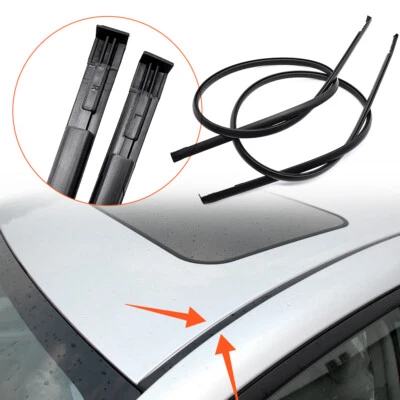 For 2003-2008 Toyota Corolla 2PCS Car Roof Trim Molding Black Left & Right Kit - Image 1 of 4