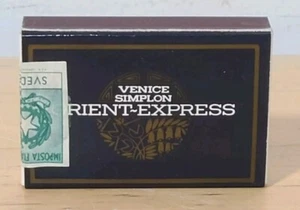 Vintage 80s Orient-Express Venice Simplon Luxury Matchbox Sealed (B1) - Bild 1 von 7
