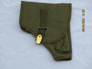 Beretta 1934 Holster, Pistol Bag, Canvas, Pistol Holster, Italy, Olive, #7 - Picture 1 of 3