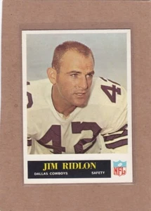 Philadelphia Football Jim Ridlon 1965 #54 Cowboys ex/excelente *A37304 - Imagen 1 de 1
