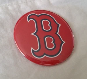 Boston Red Sox White Logo Pinback Button 2.25" inch MLB New Baseball Red - Picture 1 of 3