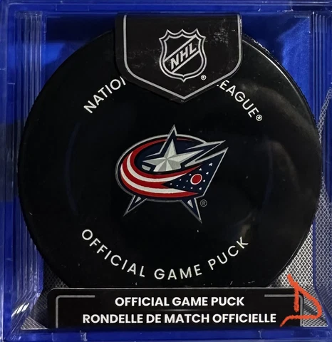 22-23 NHL Official Game Puck Of The Columbus Blue Jackets (No Trackers) Cover