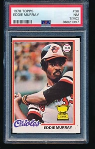 1978 Topps EDDIE MURRAY Rookie #36 PSA 7 MC - Picture 1 of 2