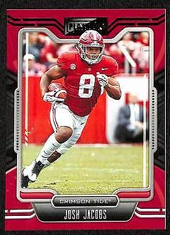 2022 Chronicles Playbook Draft Picks Josh Jacobs #22 Alabama Crimson Tide - Image 1 of 2