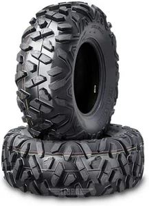 (2) 26x9-12 ATV Front Tire Set for 10-14 Polaris Ranger 800 Crew/HD/XP - Picture 1 of 7