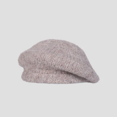 Mujeres Mohair Mezcla de Lana Tejido Boina Sombrero Gorra Gorro Invierno Francés Slouchy Foto 1 de 4