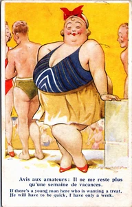 If there's a Young Man here... Postal vintage B172 - Imagen 1 de 2