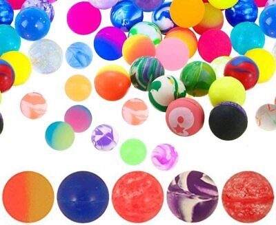 100 Small Bouncy Balls - Pinata Toy Loot/Party Bag Fillers Childrens/Kids Jet • 12.82€