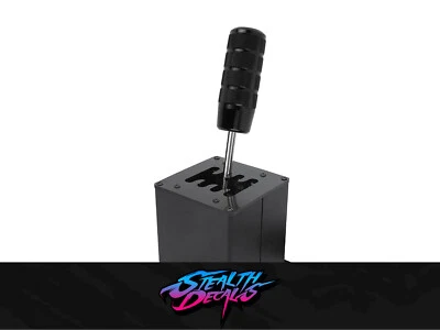 STEALTH DECALS USB H-Pattern Shifter Weighted Gear knob & thread adapter BLACK M18x1.5 Mod Sim